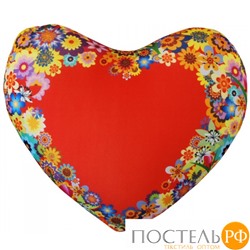 Подушка игрушка «Сердце» (Ап11сер16, 22х26, Красный, Кристалл, Микрогранулы полистирола)