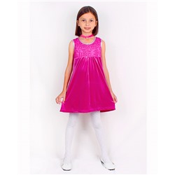 82962-ДН18, Пурпурное платье для девочки 82962-ДН18