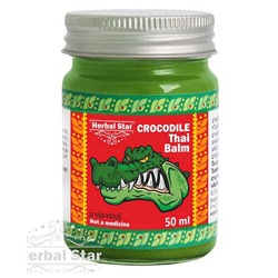 Herbal Star. Крокодиловый бальзам "Crocodile Thai Balm", 50мл 2164