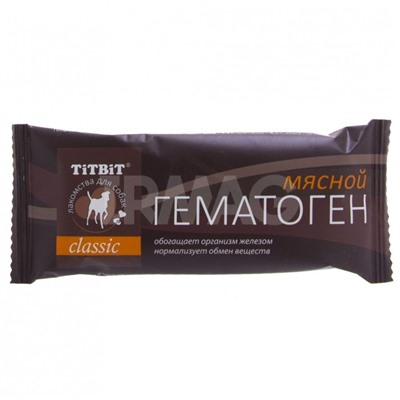Гематоген для собак Titbit Сlassic мясной (35 г)