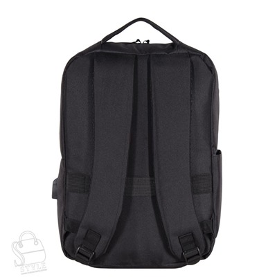 Рюкзак мужской текстильный 2603S black S-Style