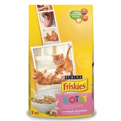 Корм для котят Friskies с Курицей, молоком и овощами (2 кг)