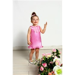 76443-ДН15, Розовое нарядное платье для девочки 76443-ДН15