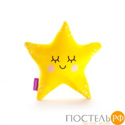 Игрушка «Я Звезда»  (T2625C0818S009YL, 26х25, Желтый, Стрейч бархат, Микрогранулы полистирола)