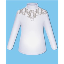 Школьная белая блузка для девочки 7044-ДШ19