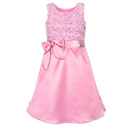 80705-3СДН17, Платье нарядное розовое 80705-3СДН17