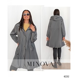 Куртка №3372-серый