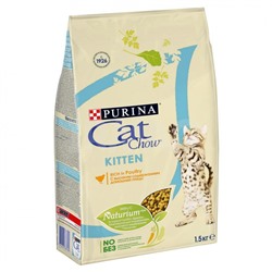 Корм для котят Cat Chow Kitten с Птицей (1,5 кг)