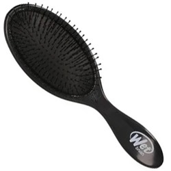 Расчёска для спутанных волос черная глянцевая Wet Brush