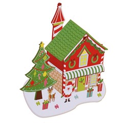Набор для творчества - создай новогоднее украшение «Резиденция Деда Мороза»