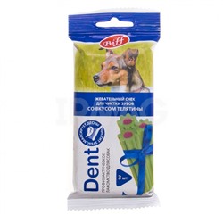 Снек для чистки зубов Titbit Dent для средних собак Телятина (3 шт.)