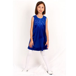 82961-ДН18, Синее нарядное платье для девочки 82961-ДН18