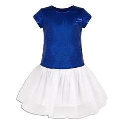 83271-ДН18, Нарядное синее платье для девочки 83271-ДН18
