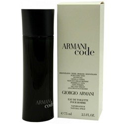 Tester Giorgio Armani Armani Code For Men 75 ml