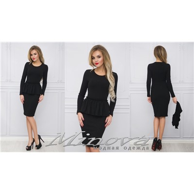 Платье №3087 (черный)