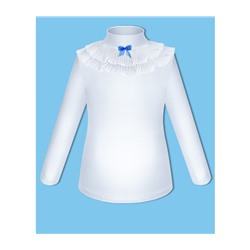Школьная белая блузка для девочки 72812-ДШ17