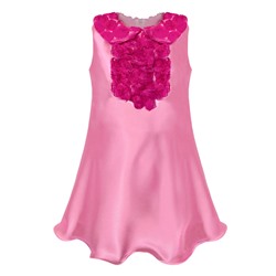 76444-ДН15, Розовое нарядное платье для девочки 76444-ДН15