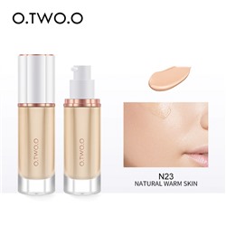 Тональная основа под макияж O.TWO.O Shine № 23 Natural Warm Skin 30 ml водостойкая