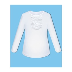 Школьная белая блузка для девочки 78783-ДШ18