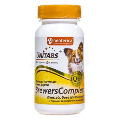 Витамины для мелких собак Unitabs Brewers Complex (12 шт.)