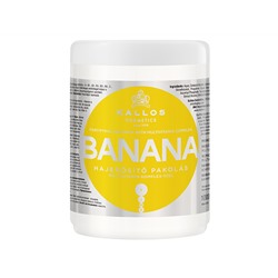 Kallos. Маска для волос BANANA с комплексом мульти-витаминов и  экстрактом Банана 1000 мл