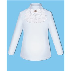 83041-ДШ19, Белая школьная блузка для девочки 83041-ДШ19