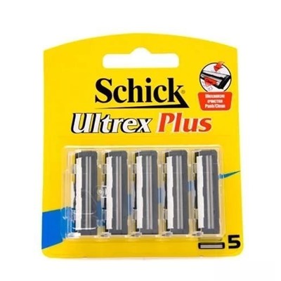 Сменные кассеты Schick Ultrex Plus, 5 шт.