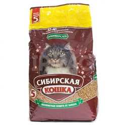 Наполнитель Сибирская Кошка впитывающий Универсал (5 л)