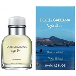 DOLCE & GABBANA LIGHT BLUE DISCOVER VULCANO edt MEN 40ml