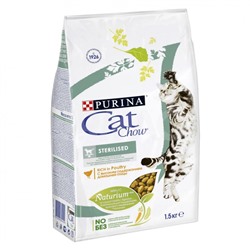 Корм для кошек Cat Chow Sterilized для стерилизованных (1,5 кг)