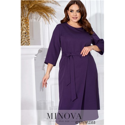 Платье №2353-фиолетовый