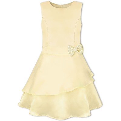 805210-ДН17, Желтое нарядное платье для девочки 805210-ДН17