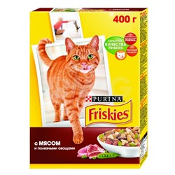 Корм для кошек Friskies с Мясом и полезными овощами (400 г)