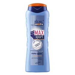 MAX sport. Гель-душ для волос и тела, 400мл 8120