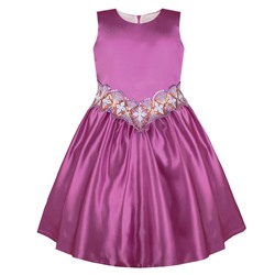 82741-ДН19, Пурпурное платье для девочки 82741-ДН19