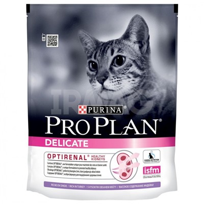 Корм для кошек Pro Plan Delicate с чувствительным пищеварением Индейка (400 г)