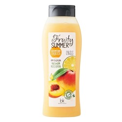 Fruity Summer. Крем-гель для душа Соблазнительная гладкость "Манго, лайм, масло персика", 500г