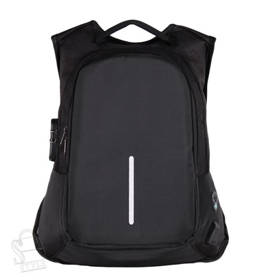 Рюкзак мужской текстильный 5812PS black S-Style