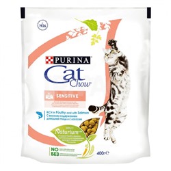 Корм для кошек Cat Chow Sensitive с чувствительным пищеварением (400 г)