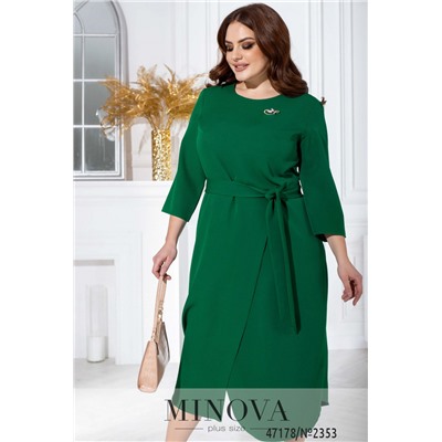Платье №2353-зеленый