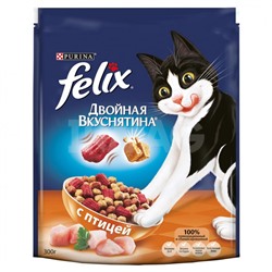 Корм для кошек Felix Двойная вкуснятина Индейка (300 г)