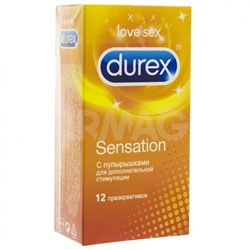Презервативы Durex Sensation c пупырышками (12 шт.)