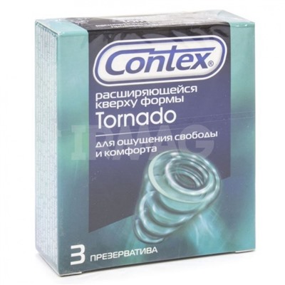 Презервативы Contex Tornado Расширяющиеся кверху (3 шт.)