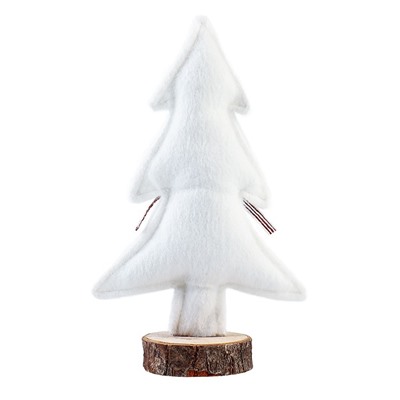 Новогодний декор «Белая ёлочка» 14 × 7 × 23 см