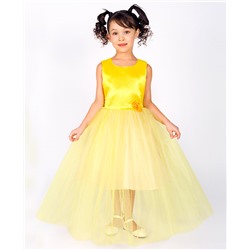83122-ДН18, Нарядное жёлтое платье для девочки 83122-ДН18