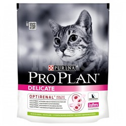 Корм для кошек Pro Plan Delicate с чувствительным пищеварением Ягненок (400 г)