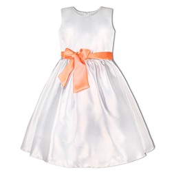 82232-ДН17, Белое нарядное платье для девочки 82232-ДН17