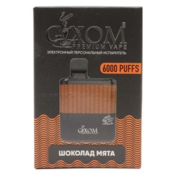 Электронные сигареты Gixom Premium — Шоколад Мята 6000 тяг