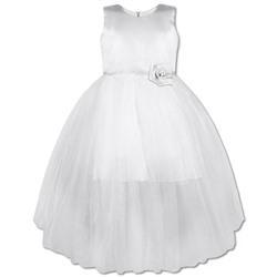 83125-ДН18, Нарядное белое платье для девочки 83125-ДН18