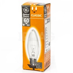 Лампа накаливания General Electric 60W B35 (E27)